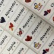 50pcs Name Stickers Personalized Sticker Large Size Cute Tag School Kids Teacher