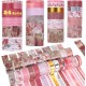 24 Rolls Vintage Washi Tape Set, Floral Decorative Tape for Scrapbooking,Junk