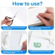 Adhesive Sheets 30pcs A4 Double Sided Clear Sticky Craft Tape Sheets DIY