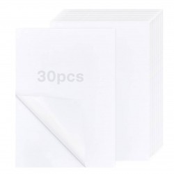 Adhesive Sheets 30pcs A4 Double Sided Clear Sticky Craft Tape Sheets DIY