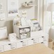 Desktop Organizer with Drawers Pen Holder Makeup Stationery Storage Box